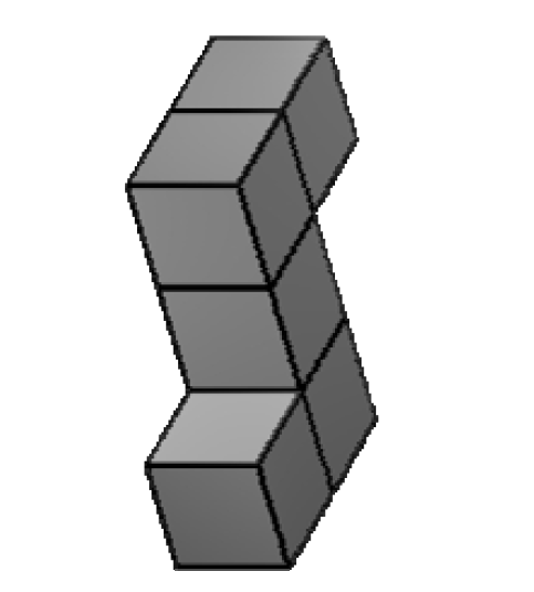 На покраску 1 кубика со всех сторон. Фигуры из кубиков. Грань кубика 1. На покраску одной грани кубика расходуется 1 грамм краски из кубиков. На покраску одной грани кубика расходуется 1 грамм краски.