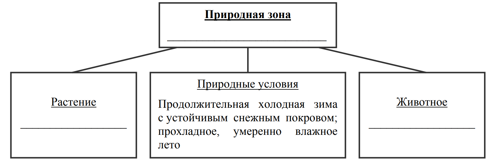 Заполните пустые ячейки на схеме выбрав слова и или словосочетания из приведенного списка