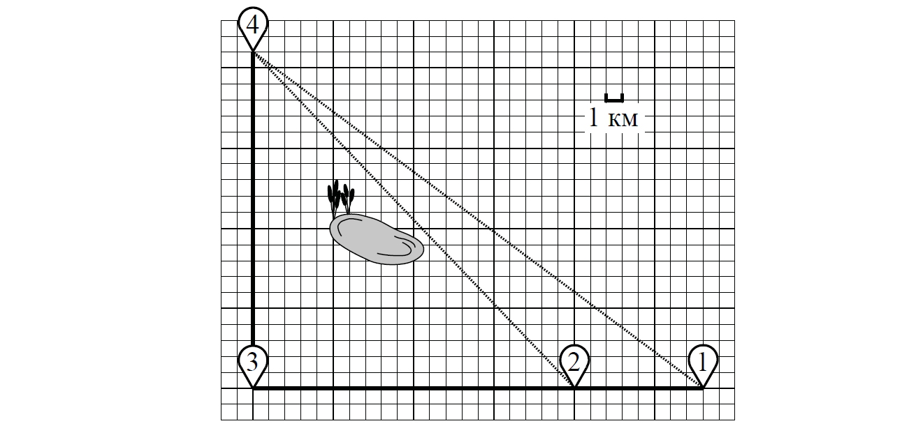 Из деревни дивное в село ольгино. Пользуясь описание определите какими цифрами на плане обозначены. Вариант 22 ОГЭ математика 2022. Раздатка на ОГЭ по математике.