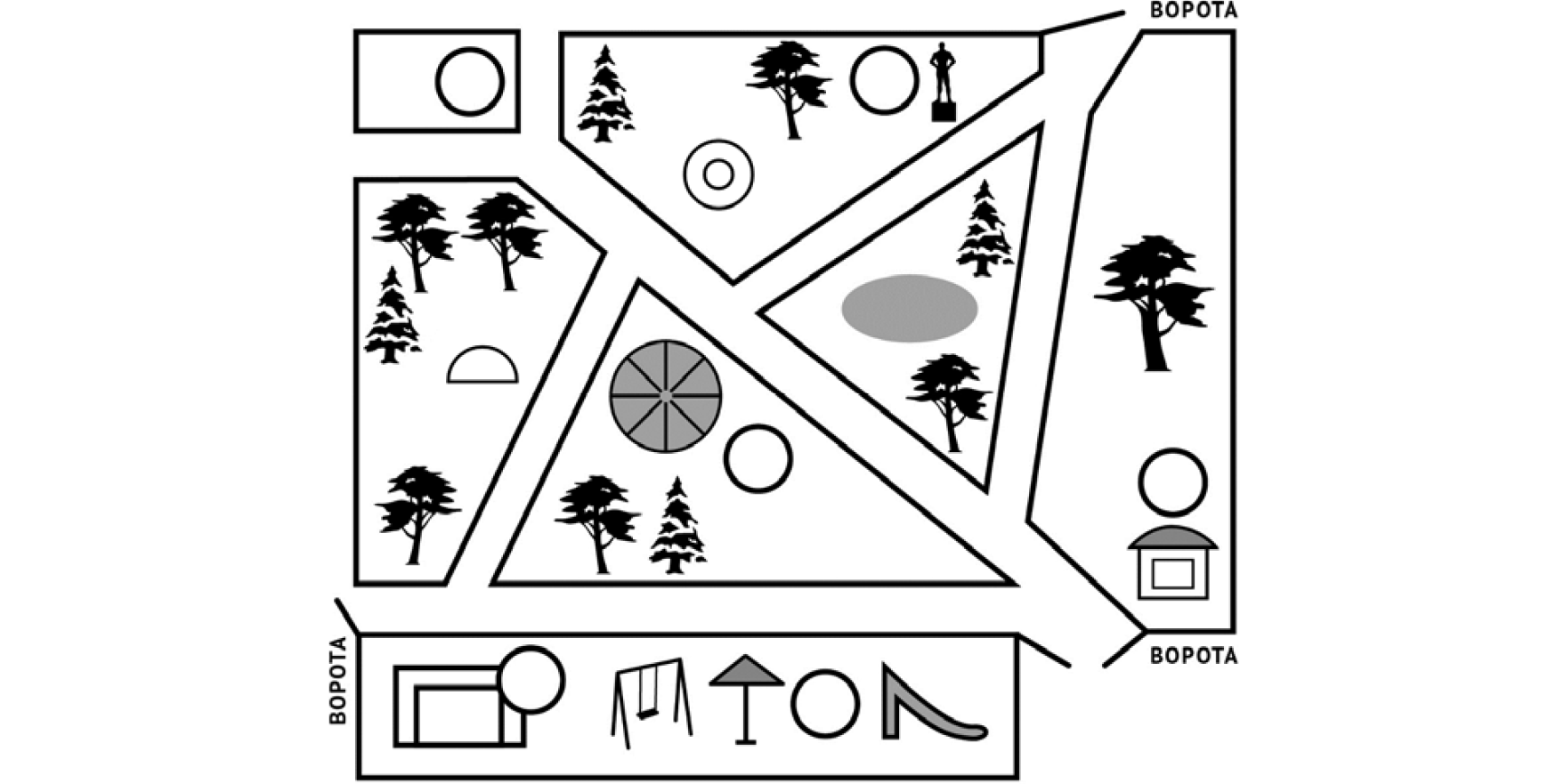Прогулка в парке впр 4 класс математика. Математика план парка. Нарисовать план парка. План парка 4 класс.