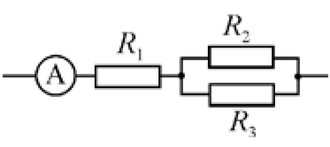 Электрическая цепь r1 r2 амперметр. 1 Резистор 1 ом 2 резистор 2 ом сила тока 3 а. На рисунке изображена схема. На рисунке 43. 11 Изображена схема участка цепи. Амперметр показывает 3а.. Идеальный амперметр и три резистора сопротивлением r