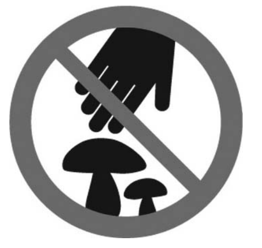 Знак нельзя собирать грибы. Знак запрета сбора грибов. Знак собирать грибы запрещено. Знак запрещающий срывать грибы. Знак рука и грибы перечеркнутые.