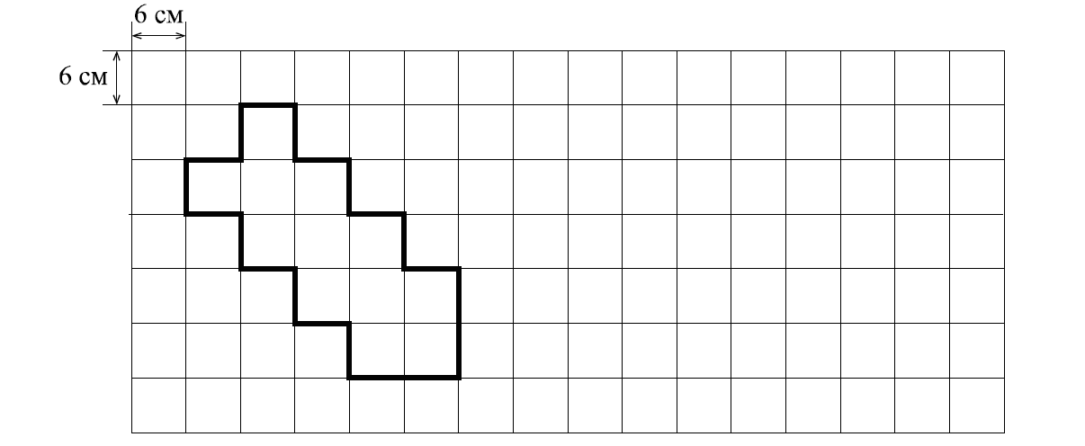 На рисунке дано поле расчерченное на прямоугольники со сторонами 3 и 5