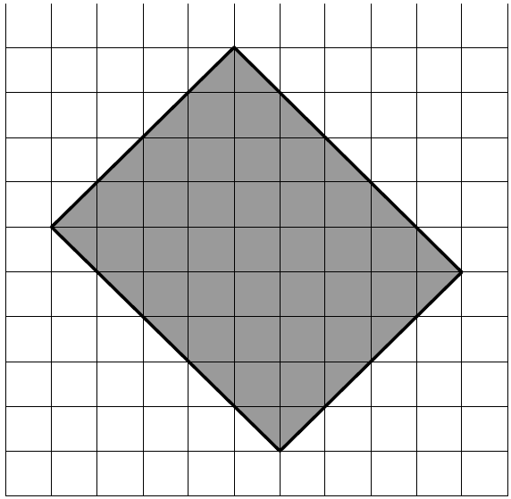 План местности разбит на клетки каждая клетка обозначает квадрат 1м найдите площадь участка ромба